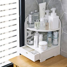 LiuliuBull W Portachiavi in Legno di plastica con cassetto Triangolazione Multistrato Bagno Bagno Bagno Bagno Stoccaggio angolare