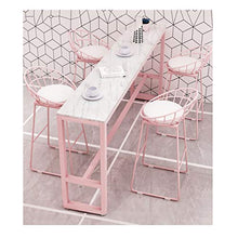 SAP - Sgabello da bar alla moda, creativo, sedia da bar e schienale alto, girevole, per la colazione, ristorante, resistente (colore: rosa, dimensioni: 65 cm)