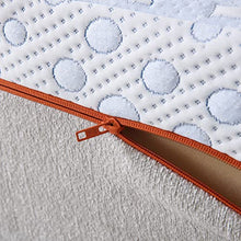 Alkove - Materasso singolo ibrido in memory a 7 zone, con molle insacchettate indipendenti e coprimaterasso sfoderabile, 80 x 190 x 27 cm