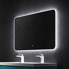 Mai & Mai Specchio da Bagno Appeso Specchio a LED Specchio da Parete 1200x700 mm Specchio per Il Trucco Personalizzato Anti-Appannamento