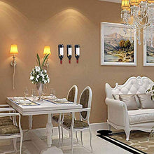 AIHOME - Portabottiglie da parete in metallo, per bottiglie di vino, decorazione da parete, con viti di fissaggio e tasselli inclusi, confezione da 3