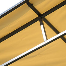 Aosom Outsunny Gazebo Riparo per Barbecue BBQ Tendone da Giardino in Poliestere 215 x 150 x 180/220 cm