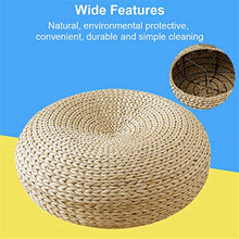 Cuscino Da Terra Rotondo Tatami Intrecciato Cuscino Da Terra Rotondo Cuscino Da Pavimento Stile Giapponese Handcrafted Cuscino Imbottito Piatta Da Seduta In Paglia Ecologica Traspirante Per Meditazion