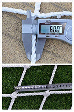 XXN Rete di Sicurezza,Recinzione Rete da Carico Giardino Pianta Ostacolo Obiettivo Backstop Rete Ringhiera Terrazza Balcone Scale Protezione Anticaduta per Bambini Pet Stop Palla Rete Carbone Bianco