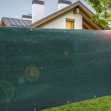 COFFEE CAT Rivestimento Recinzione Copertura in HDPE per Schermo per Recinzione per Balcone Frangivista E Telo Frangivento con Occhielli (Verde)