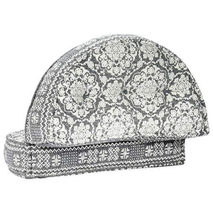 Tidyard Pouf Divano in Tessuto Grigio Chiaro/Indaco 100x20 cm,Divano Cameretta,Divano Camera da Letto,Chiase Longhe Tessuto,Divanetto Camera da Letto Tessuto 100x20 cm