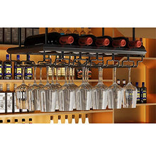 JHGJBJ Hanging cremagliera del Vino del Metallo, Ferro Rosso scaffale Bottiglia di Vino/Appeso cremagliera Bicchiere di Vino, Regolabile in Altezza del Boom 30-60cm (Size : 100x30cm)