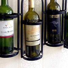 LHQ-HQ Vino Wine Rack Holder Ferro battuto a Parete invertito Wine Rack Decorazione Domestica Vino Rack di stoccaggio Sicuro e Stabile Antiscivolo Holder Vino