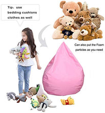 Pouf per Bambini e Adulti, Imbottita, Impermeabile, per Interni ed Esterni Sedia da Gioco e Sedia da Giardino, Senza Imbottitura (Beige, 1)