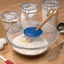 DOITOOL 2Pcs Mixer Splatter Guardia Silicone Mixing Bowl Splatter Protezione dello Schermo Uovo Fruste Ciotola Coperchio Anti Copertura per La Cottura di Cottura Blu