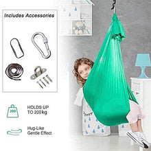 ZCXBHD Appeso per Coccole Amaca Hammock Kids Therapy Swing con Cuscinetto a carico 200KG Terapia Reversibile Swing Swing Sensibile Swing per Bambini e Adulti con bisogni Speciali