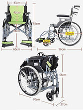 Carrozzine Semoventi, Manuale di Viaggio in Transito Portatile, Robusto Duraturo Pieghevole Leggero Casa Anziani Trolley per Scooter Disabili Trolley per Scooter per Anziani/Disabili A