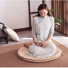 DFSDG Tatami Spessa Tappetino a Terra molo Rattan Famiglia Cattail tè Cerimonia Sgabello futon Seduto Comodamente Mentre Ti muovi