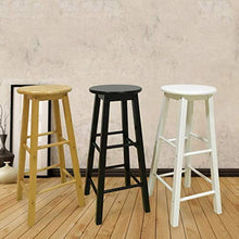 Poltrone Nubao Colazione sedia in legno massello Sgabello Bar Piazza contatore Leg Sgabello Alto Tabby Sgabello da bar sedia della cucina della casa Island Prima colazione sgabello 3 colori, 53 centim
