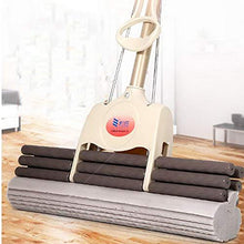SSAYY Spray Mop Spremere Mop di Cotone per Colla per Uso Domestico/Impugnatura in Spugna Tampone/Aste in Acciaio Inossidabile Mop per Aspirazione Domestica