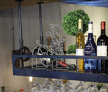 MFLASMF Wine Glass Rack,Shelf Wine Glass Holder,Champagne Glass Rack,Glassware Rack Wine Rack,Goblet Glass Rack,Glassware Wine Rack (Color : B, Size : 80 * 35cm)