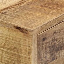 vidaXL Legno Massello di Mango Credenza Rialzata con 3 Cassetti 1 Armadietto Stile Rustico Raffinata Resistente Buffet Madia Mobile Cucina 88x30x71 cm