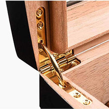 Accessori del sigaro La corrosione Vetro Trasparente Window Cigar Box - igrometro e umidificatore Transparent Glass Window Cigar Box Valigia Cigar Box Buon portatile approvvigionamento di umidità