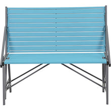 Siena Mybalconia 980942 Flip Flop Bench, Antracite/Sky Blue Acciaio/Antracite/Sky Blue