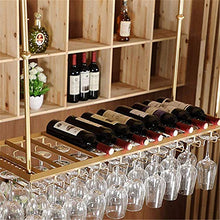 PWZ Semplicità Pratica Della Casa Semplicità Pratica Della Casa Soffitto Semplicità Pratica Della Casa Appeso Supporto per Bicchiere Di Vino Portabottiglie per Vino Retrò Rustico a Parete Pratica Sem