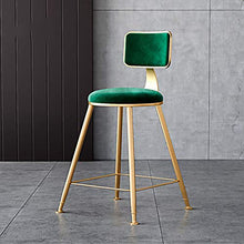 FACC Sgabelli da Bar Velluto, Sgabello da Bar Alto, Sgabelli da Bar Moderni, Sgabelli Bar Bianchi, con Sedile Posteriore E Rotondo, per Kitchen Dining Living Bistro Pub