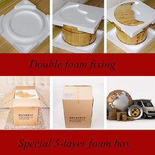 ERHANG di Legno del Piede Bagno Barrel Pedicure Bacino Domestici Piedi Ammollo Salute Addensare Idromassaggio di Mezza età E Anziani Sanità Regalo (H: 26cm)