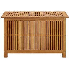 vidaXL Baule da Giardino 90x50x106 cm in Legno Massello di Acacia