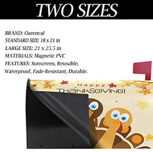 Happy Thanksgiving Turchia Maple Foglie di Acero Copertura Magnetica Autunno Autunno Giardino Cantiere Decorazione Casa Dimensioni Standard 53,3 cm x 45,7 cm