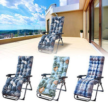 Sdraio da spiaggia Cuscini 170x53cm esterna impermeabile ispessito grande cuscino stampato Foglia Sedia a dondolo reclinabile rilievo resistente ai raggi UV for la corsa for le vacanze Interni Esterni