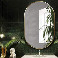 DIELUNY Specchio per Il Trucco Specchio per Il Trucco a Parete Specchio per Il Trucco Ovale Specchio per Il Trucco Specchio Decorativo per Hotel Specchio di Bellezza