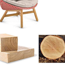 Balcone Leisure Small Sofa Teng Lazy Sofa Chair Chair Sofa Lazy Wood Mobili da Esterno (Divani Dimensioni: 850x700x800mm) (Colore: C)