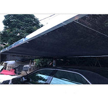Awnings Vele Parasole CALRM Protezione Solare Cortina Cortina Protezione Solare Rete Calda e Traspirante Maglia Paralume Rete Nera Ombra 85% Tasso di ombreggiatura Rete Ombreggiante (Size : 2x6m)