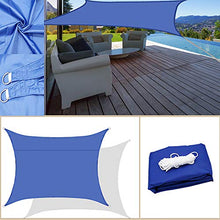 Ombreggiante Rettangolo,Tenda A Vela Parasole - Protezione Solare E Impermeabile Traspirante Blocco UV Tende Da Esterno A Vela Per Esterno Patio Giardino Prato Pergola Decking,2 * 5m