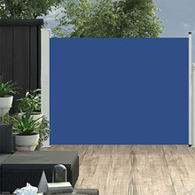 vidaXL - Tendone laterale estensibile, 170 x 500 cm, colore: Blu