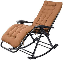 Lettino prendisole Sedie da giardino Sedia pieghevole Sedie da campeggio Sedia a dondolo Lettino da patio con cuscini Giardino da esterno Ufficio Spiaggia Regolabile Sedia portatile Supporta 200 kg