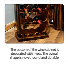 Botte di Vino in Legno Portabottiglie Portabottiglie in Legno Modellazione di Botte in Legno massello per casa di Famiglia Bancone Bar Hotel Ristorant