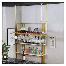 MFLASMF Wine Rack,Hanging Mug Holder, Hanging Upside Down Wine Rack,Decoration Bar Wine Rack, European Wine Hanger (Size : 80 * 35cm)