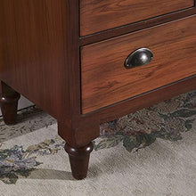 ZzheHou Cassettiera in Massello Verniciato Cassetti Armadietti Soggiorno Paese da Letto Sei Cassetti Mobili Robusto Durevole Semplice E Grazioso (Color : Brown, Size : 120x40x91.5cm)