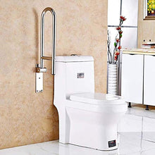 Maniglioni da bagno Flip-up servizi igienici di sicurezza Grab Bar, doccia di sicurezza Grab Rails, Bagno maniglia guida di tovagliolo da bar, presa antiscorrimento Intorno accessibile bracciolo Acces