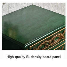 Cassettiere Cassettiera In Legno Massello In Legno Massello Cassettiera Camera Da Letto Cabinet Di Stoccaggio Luce Lusso Verde Retrò Cassettiera Cassettiera Semplice Armadietto Soggiorno Decorazione A