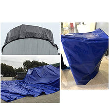 Impermeabile Tela cerata, industriale filato di poliestere + PVC Materiale PVC Vernice panno impermeabile Adatto a tutti i tipi di edifici, camion, fabbriche e miniere, porti marittimi,Grigio,9.8×5.8m
