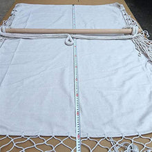SASAU Cotone Corda Net Swing Nappe Nappe a Hammock Sedia Beige Boemia Stile Appeso Gancio Gancio Camera da Letto Giardino Albero a Sospensione sedili
