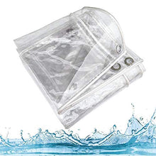 Impermeabile Trasparente Telone,A Prova di Vento Tenda da Balcone in Plastica per Esterni,PVC Vetro Morbido Film Telo,Isolante,Antipolvere,Antipioggia,Teloni Copertura per Piante(2.4x6m/7.9x19.7ft)