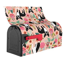 Boston Spring Pink Boston Terrier - Copertura magnetica per cassetta postale per giardino, giardino, cortile, dimensioni standard, 53 x 45 cm