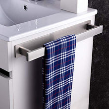 YIGII Portasciugamani da bagno senza trapano per asciugamani, adesivo da parete, in acciaio inox SUS304, 40 cm