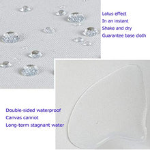 HAOXIANG Telo di Tela Cerata Impermeabile Tela di Canapa Positiva Resistenza all'Usura PVC Inverso Resistenza A Strappo/Strappo per Tenda, Barca, Piscina, Rimorchio E Camion, 500 G/M²,Bianca,4mx5m