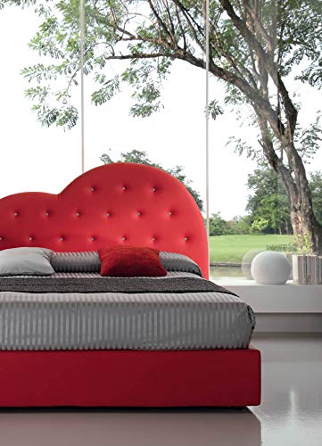 Letti Per Dormire.it - Letto Cuore Imbottito Matrimoniale King Size con Contenitore