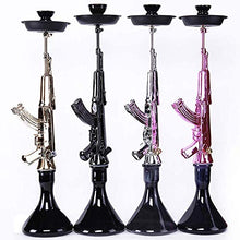 Creativo Narghilè, Grande Shisha Set Tubo di Fumo a Partito Club Bar Sala (Senza nicotina),Rosso
