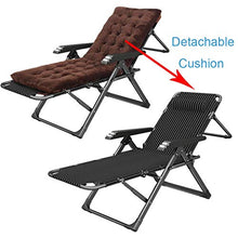SHUAIIJUAN Sedia per il tempo libero domestico Sdraio pieghevole s Sdraio da spiaggia, portatile reclinabile sedia da giardino a sdraio Sdraio for Outdoor Patio Beach Camping, Max 441lbs carico - Brow