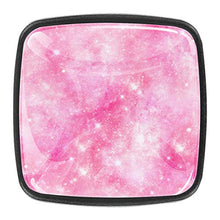 Pink Galaxy Universe Print Pomelli per Porta Set di 4 Pomelli per Mobili Manopole per Cassetti Cucina Armadio Vetro